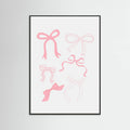 Pink Bows Poster – plakat og kunsttryk