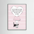 Pink Heart Poster – Poster und Kunstdruck