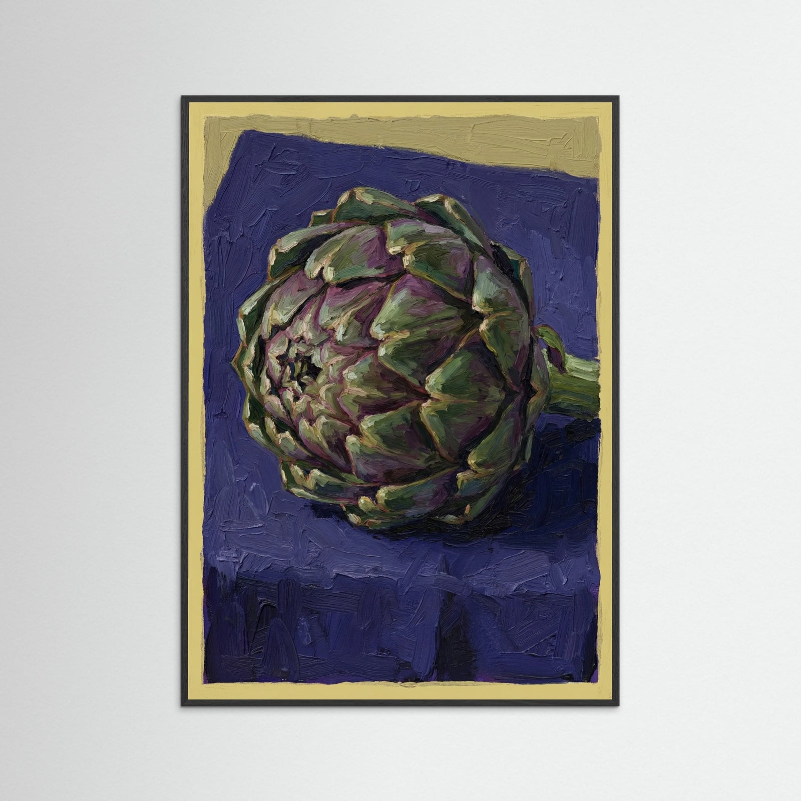 Black Wood Platter of Sardines