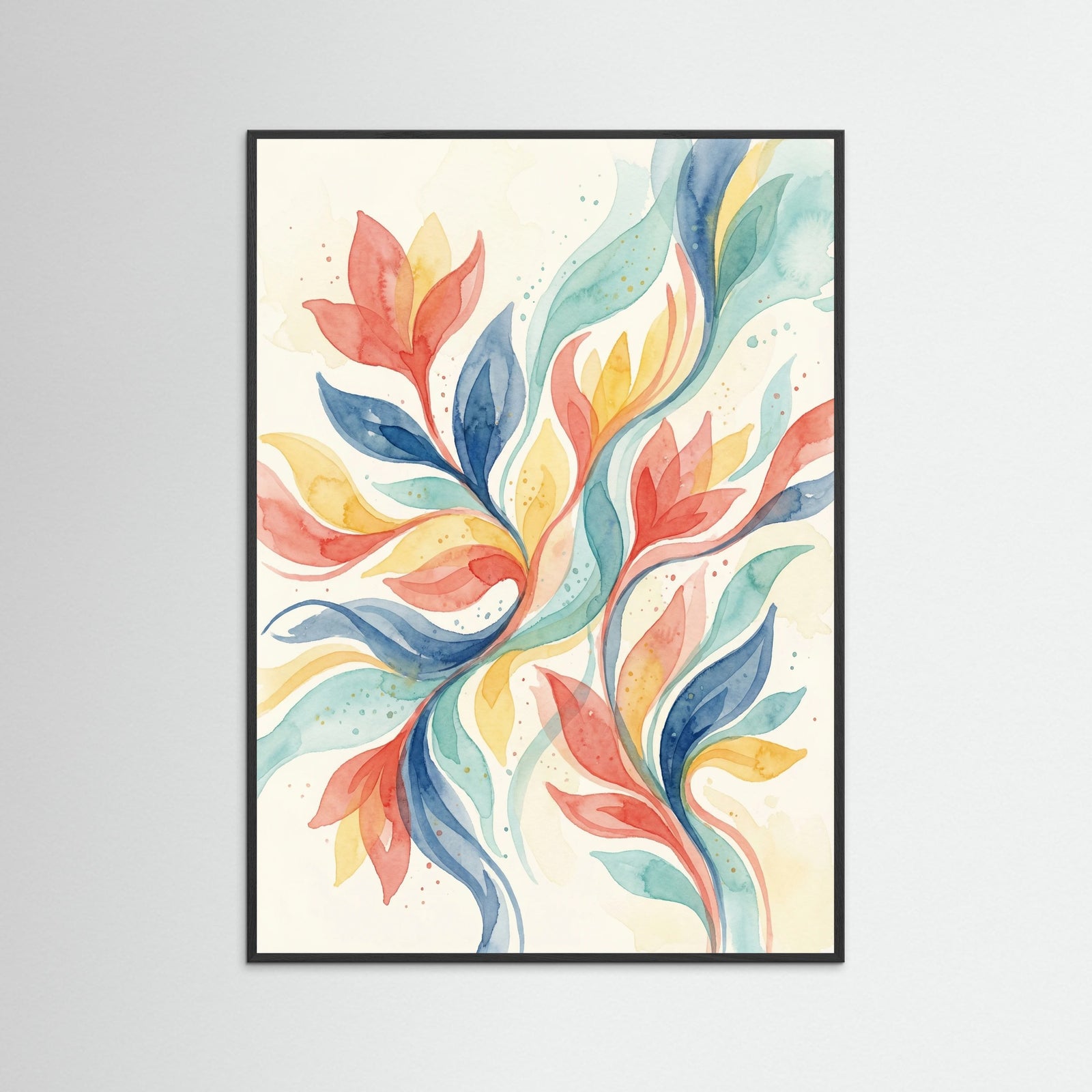 Black Wood Playful Abstraction