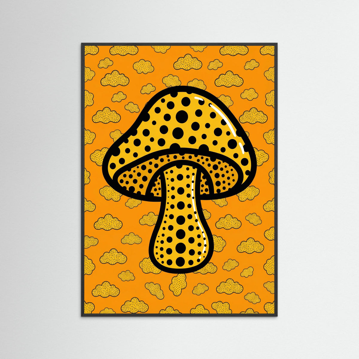 Black Wood Polka Dot Gourd