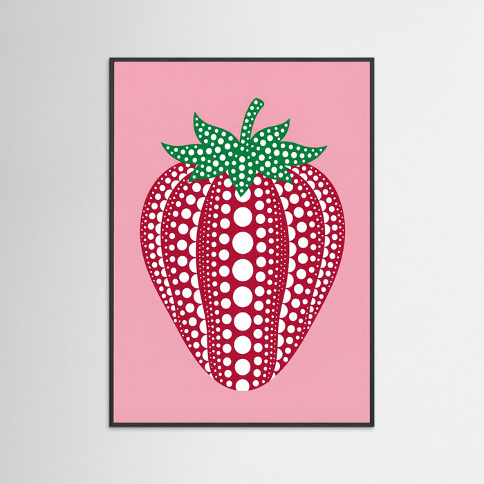 Black Wood Polka Pumpkin Art