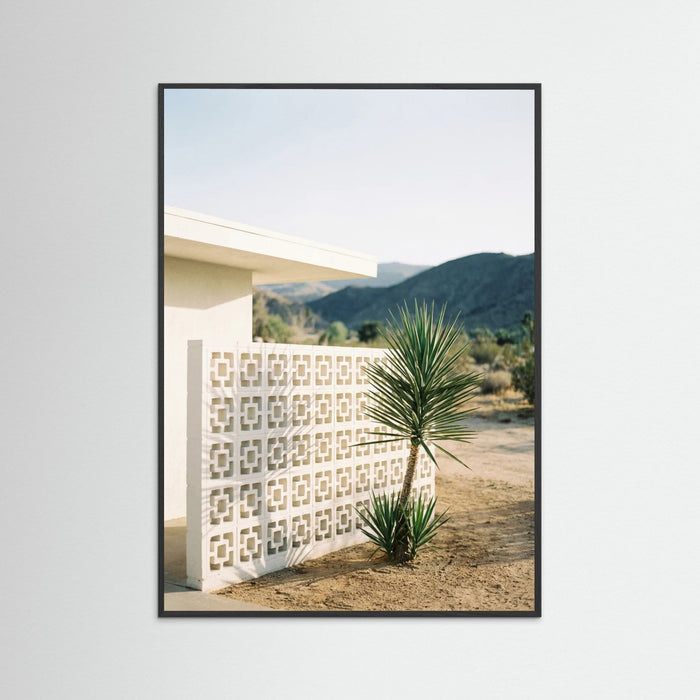 Black Wood Poolside Palms