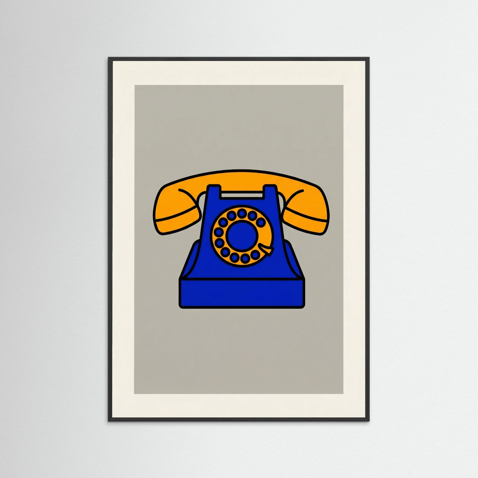 Black Wood Pop Art Banana