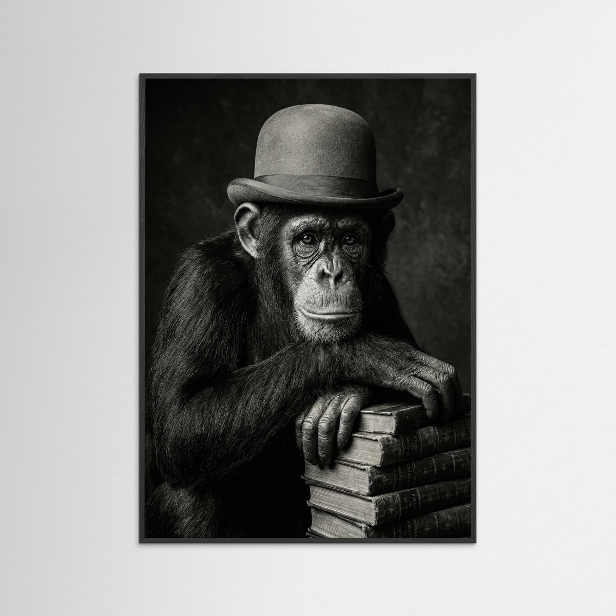 Black Wood Popcorn Primate