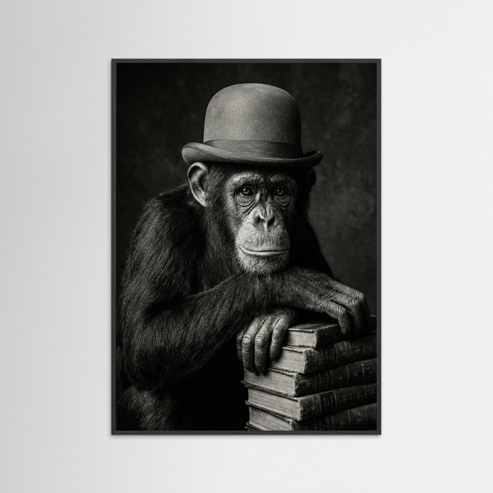 Black Wood Popcorn Primate