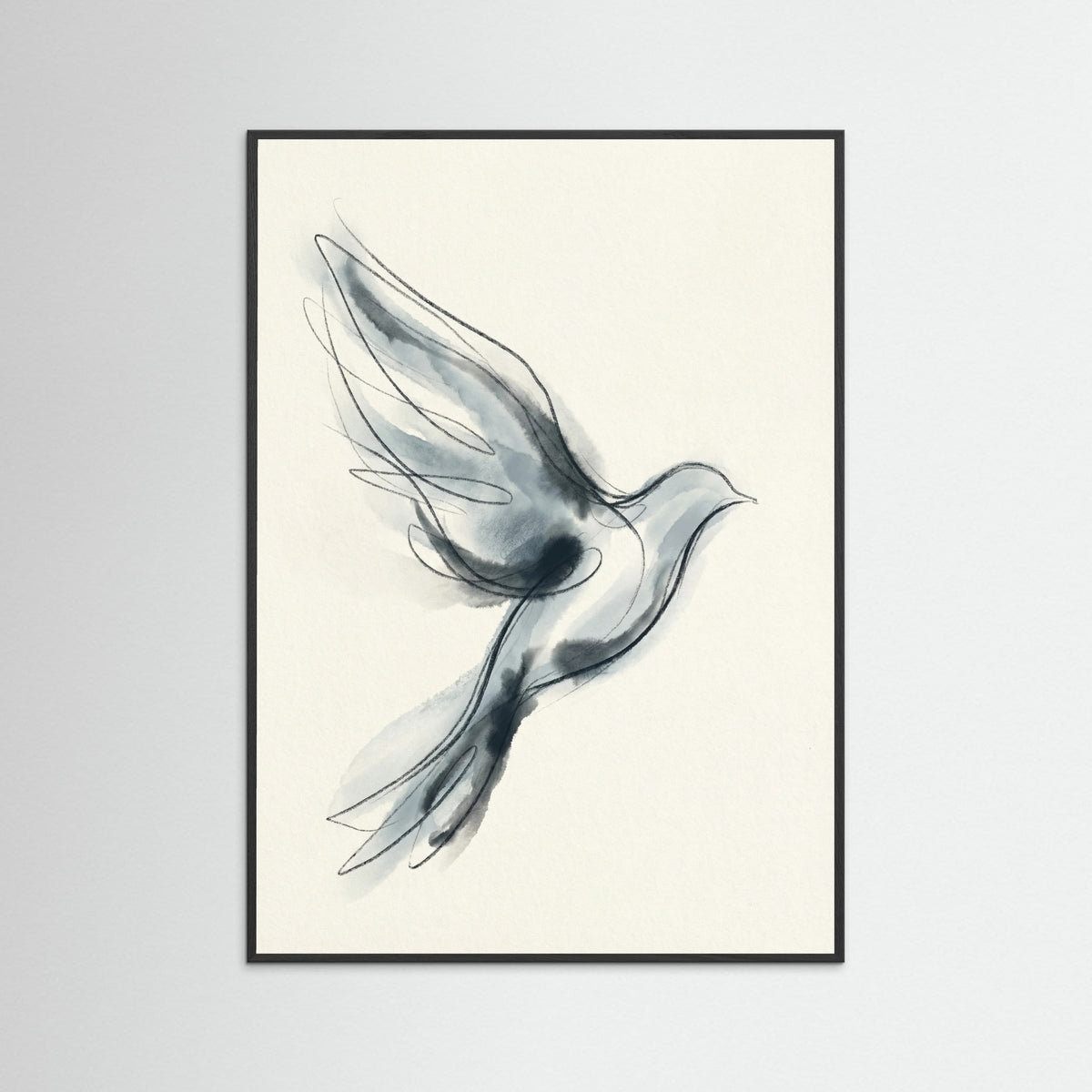 Black Wood Quiet Abstraction