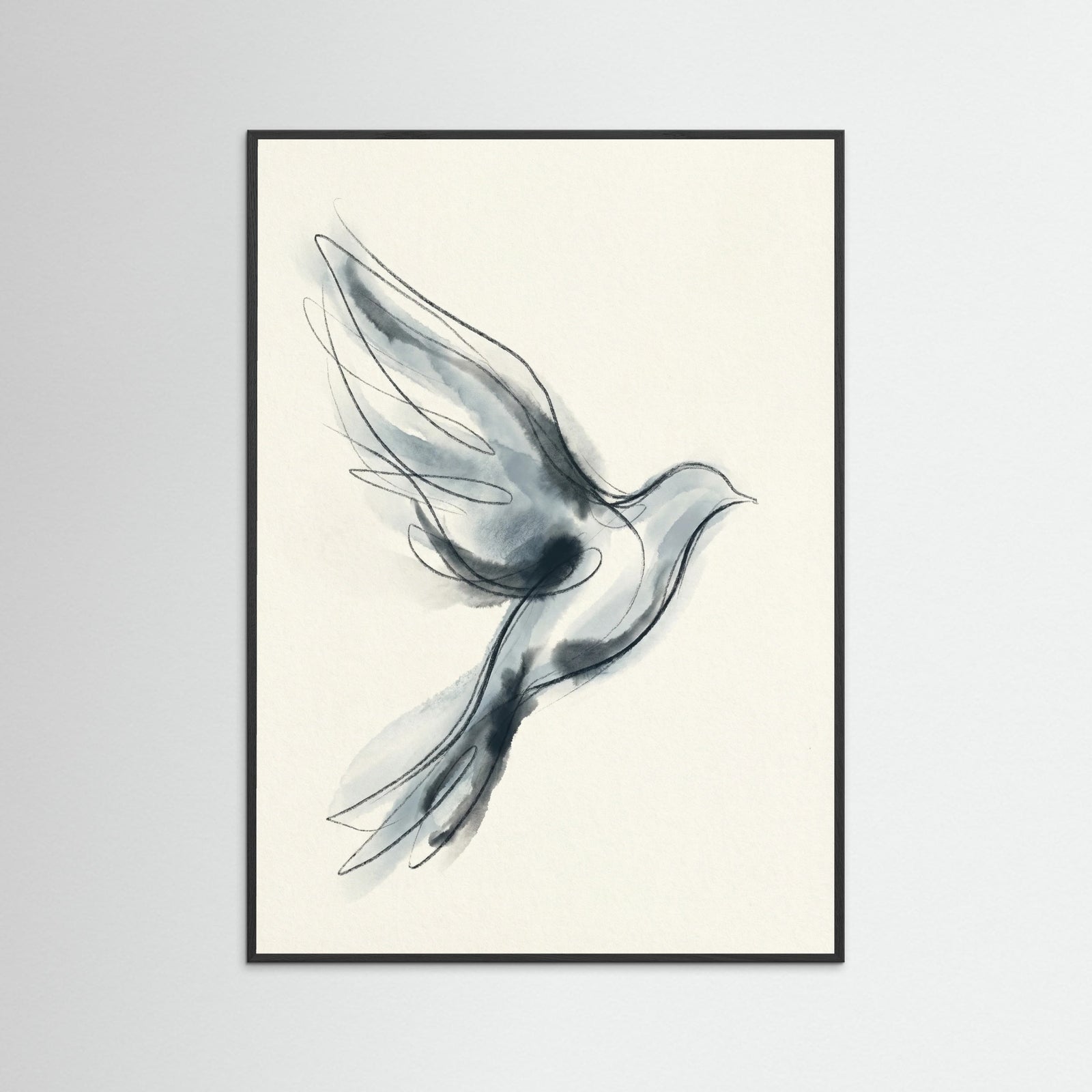 Black Wood Quiet Abstraction