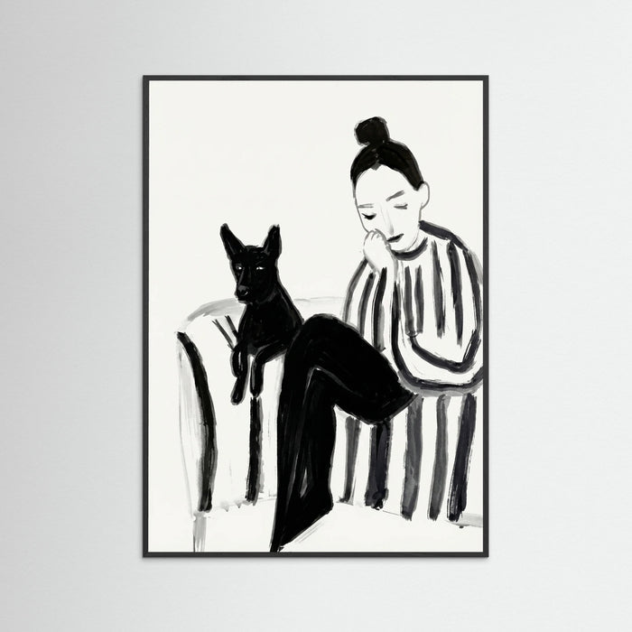Black Wood Quiet Companionship
