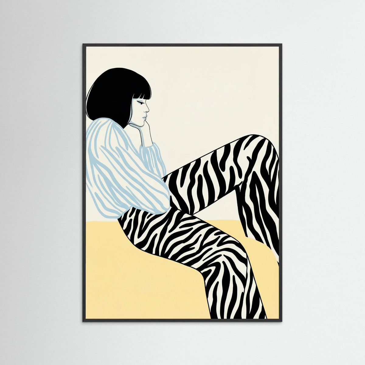 Black Wood Quiet Contemplation