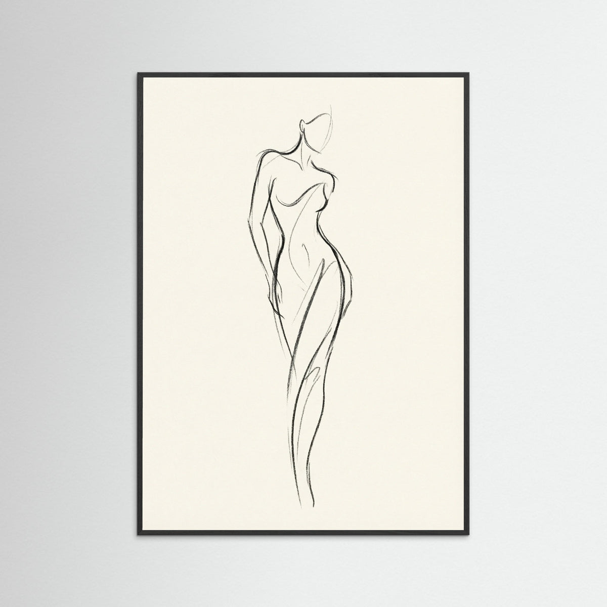 Black Wood Quiet Pose