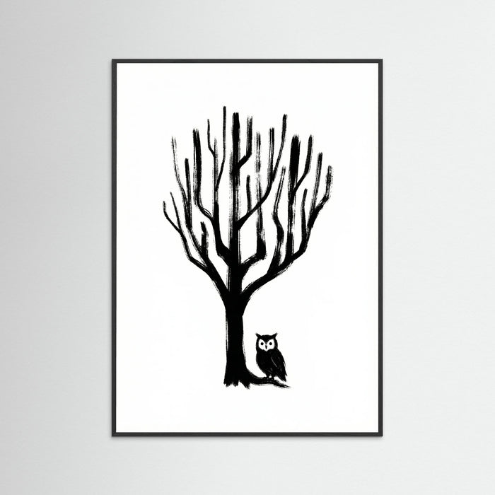 Black Wood Quiet Presence