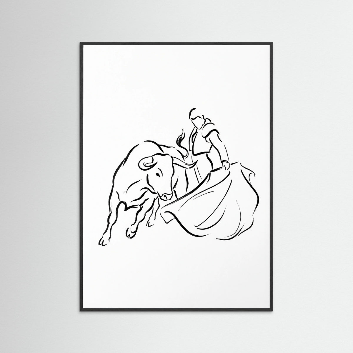 Black Wood Quixotic Lines