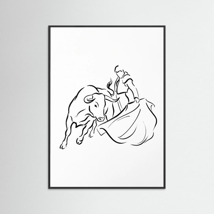 Black Wood Quixotic Lines