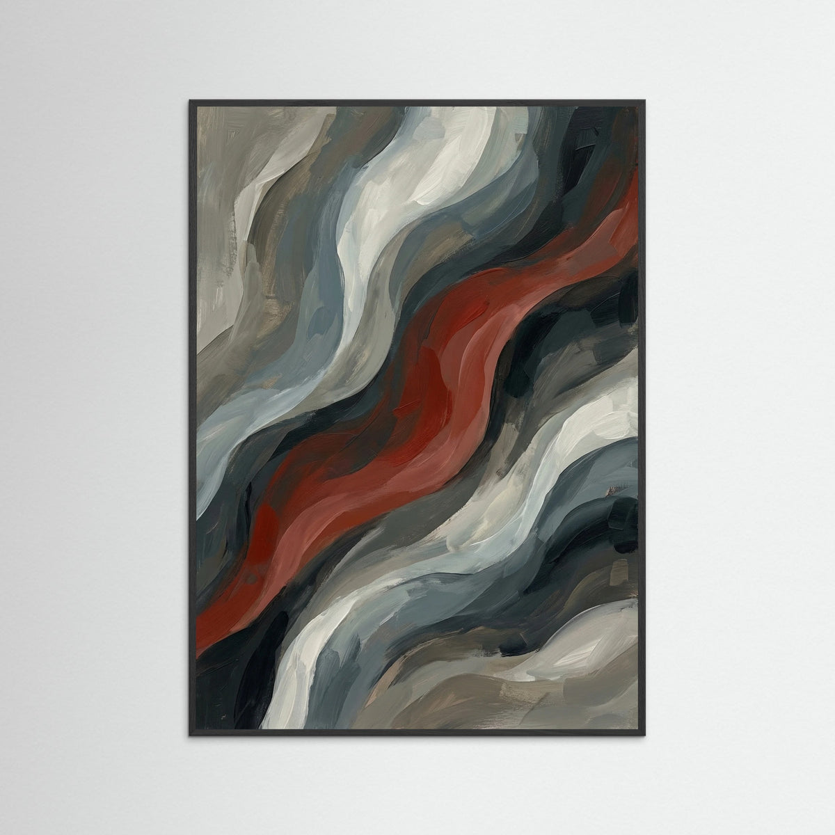 Black Wood Radial Bloom