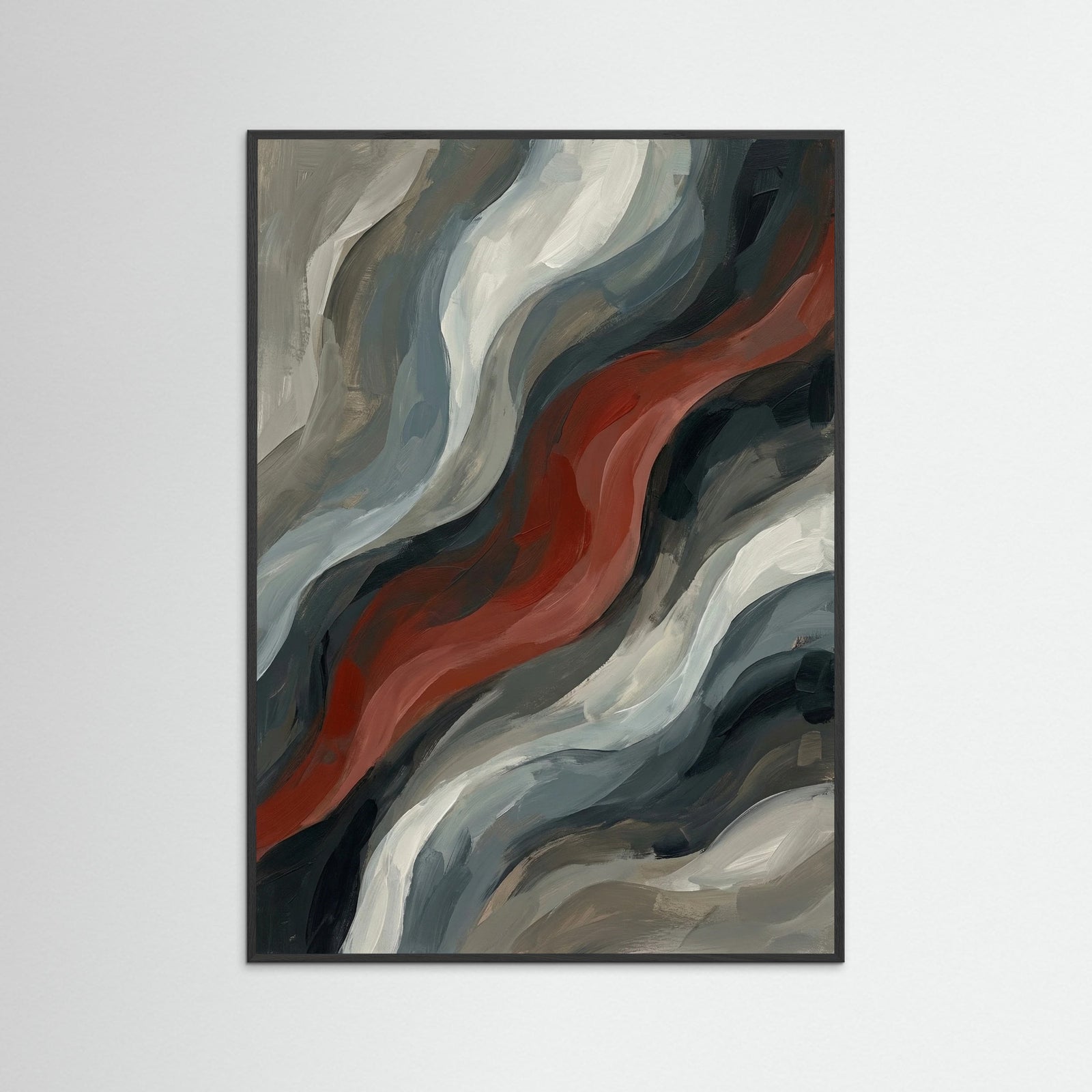 Black Wood Radial Bloom