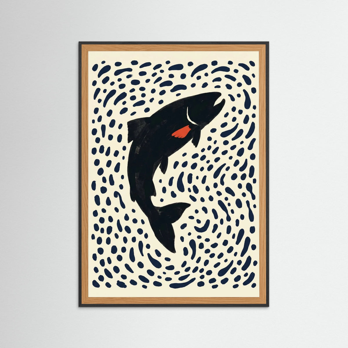 Black Wood Rainy Flight