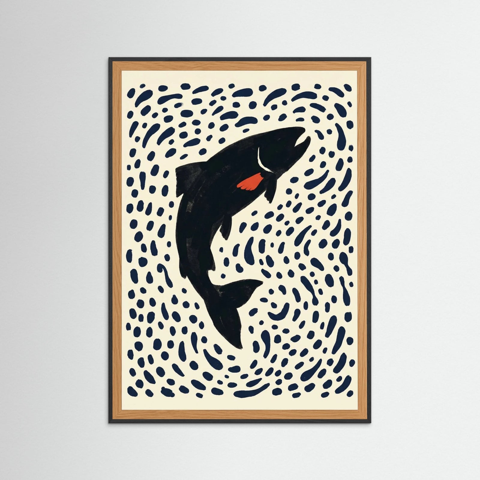 Black Wood Rainy Flight