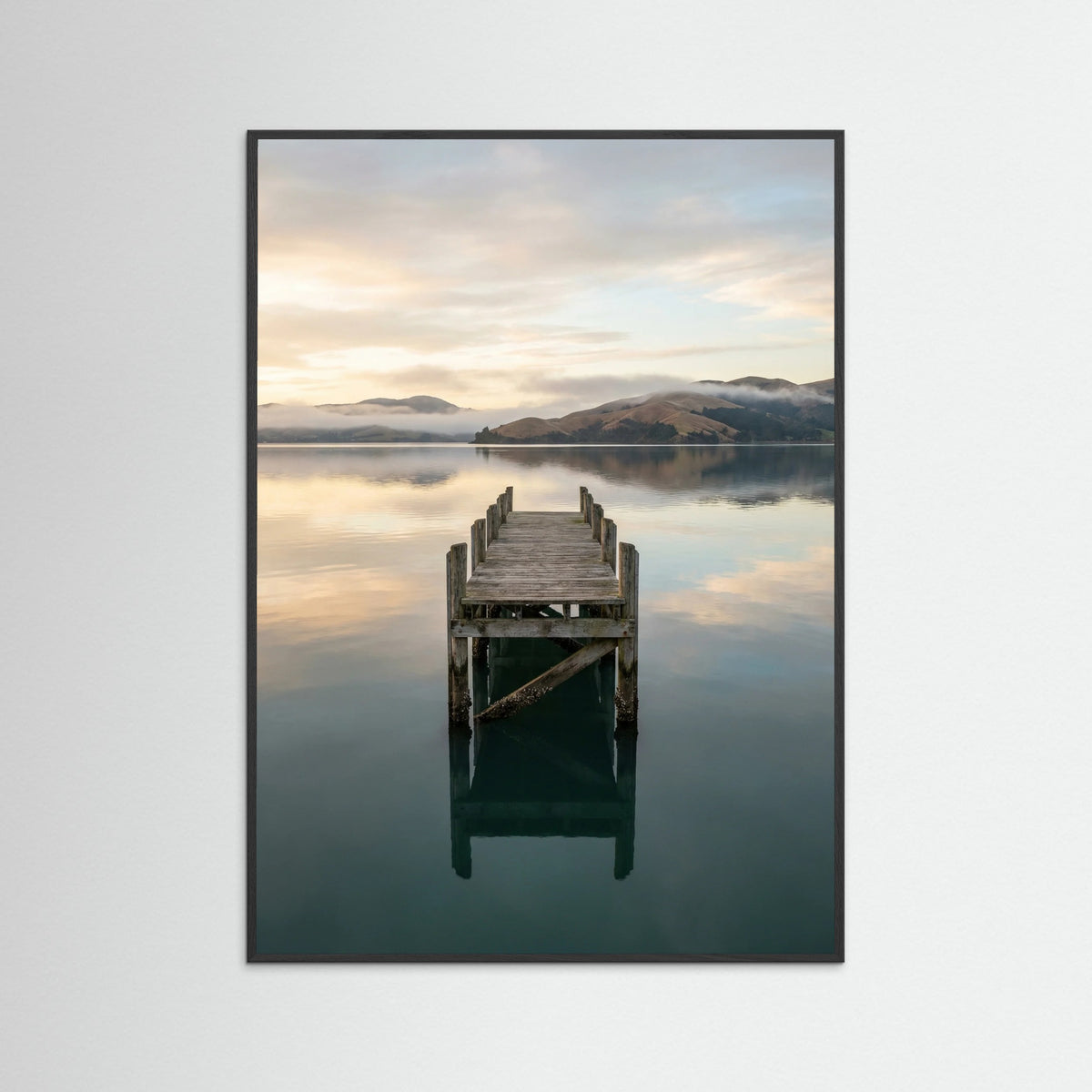 Black Wood Reflective Solitude