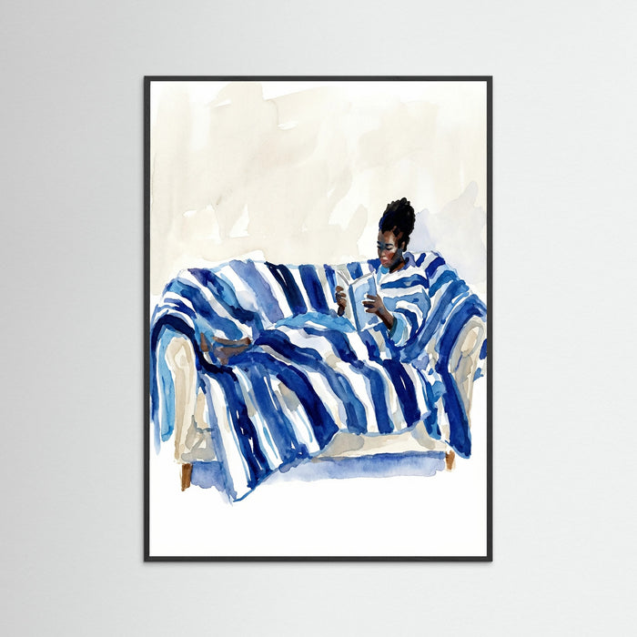 Black Wood Relaxed Blue Comfort