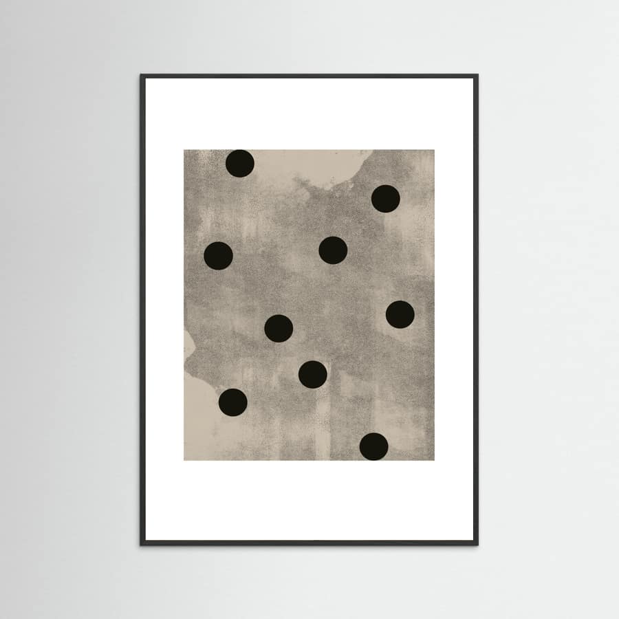 Retro Dots No.3 Poster – plakat og kunsttryk