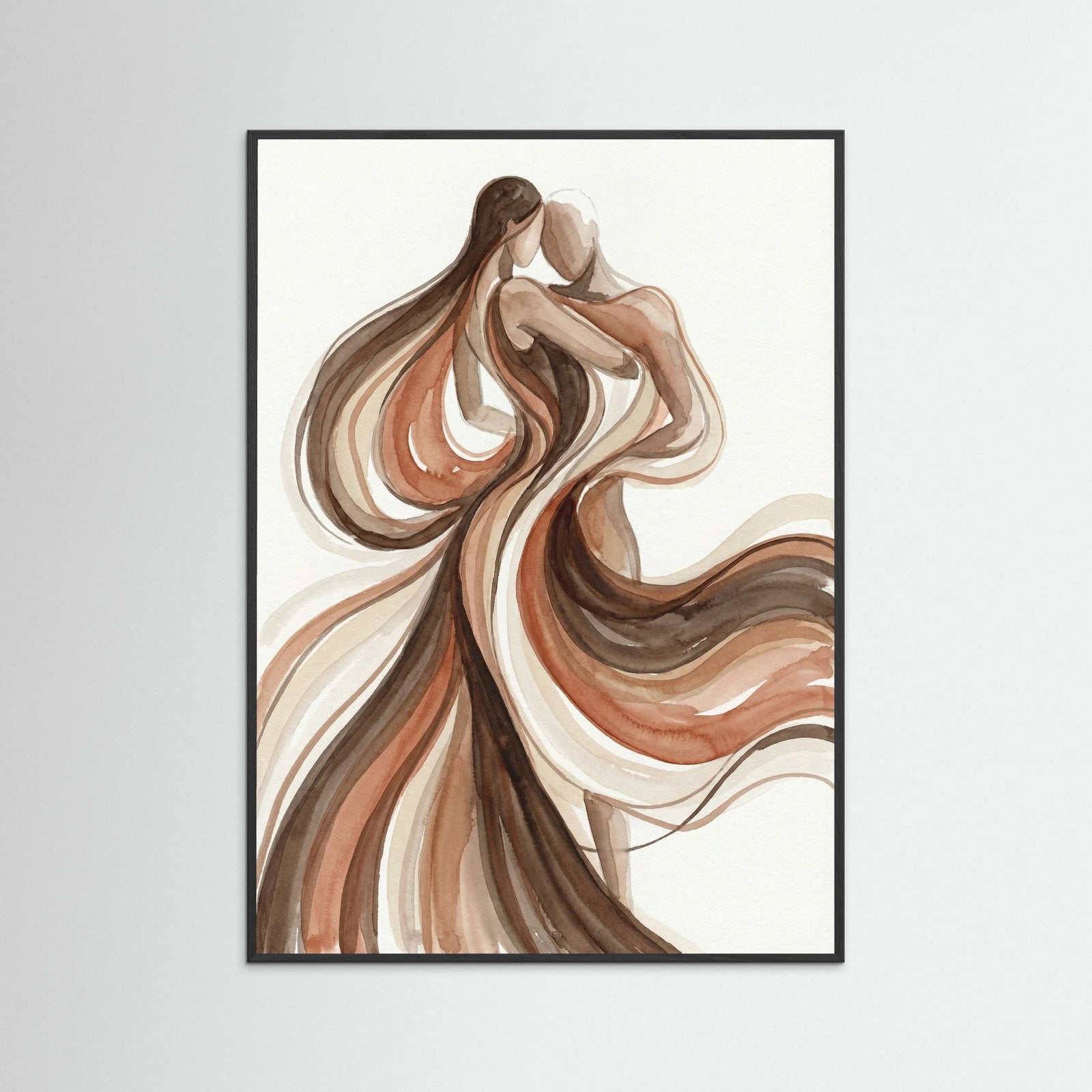 Black Wood Rhythmic Flow