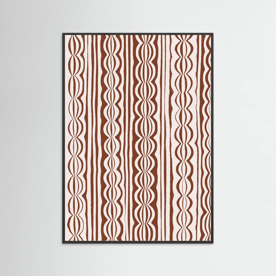 Rhythmic Waves Poster – poster and art print