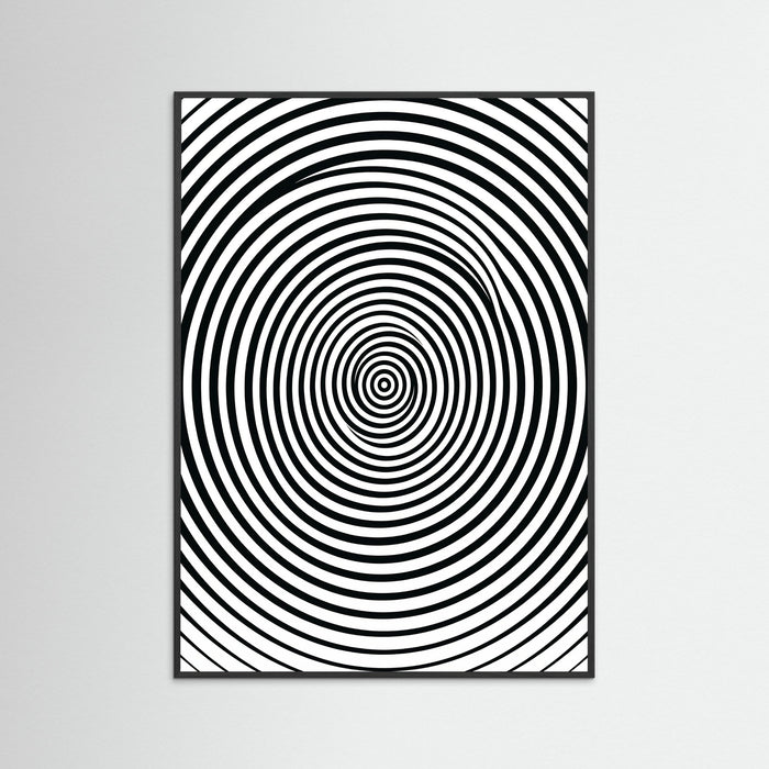 Black Wood Rippling Contours