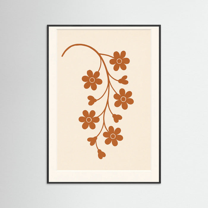 Black Wood Rustic Botanical