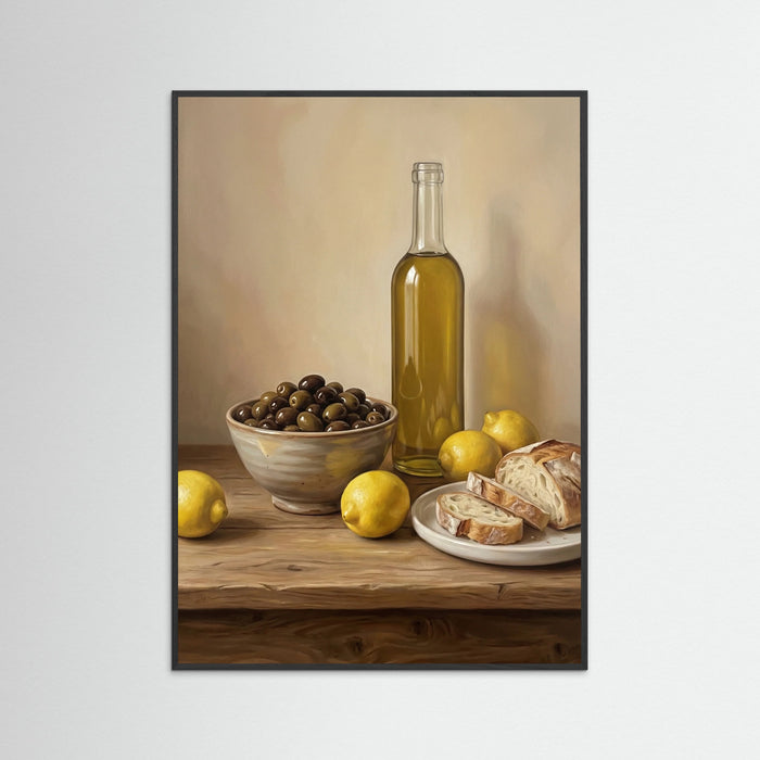 Black Wood Rustic Still Life