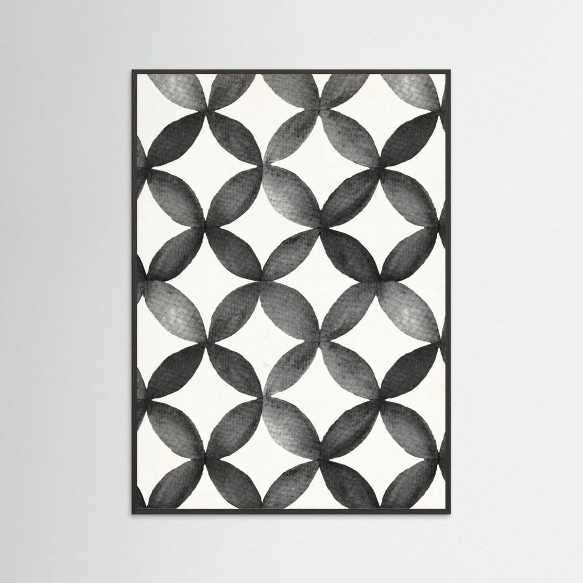 Black Wood SUN MOON Poster