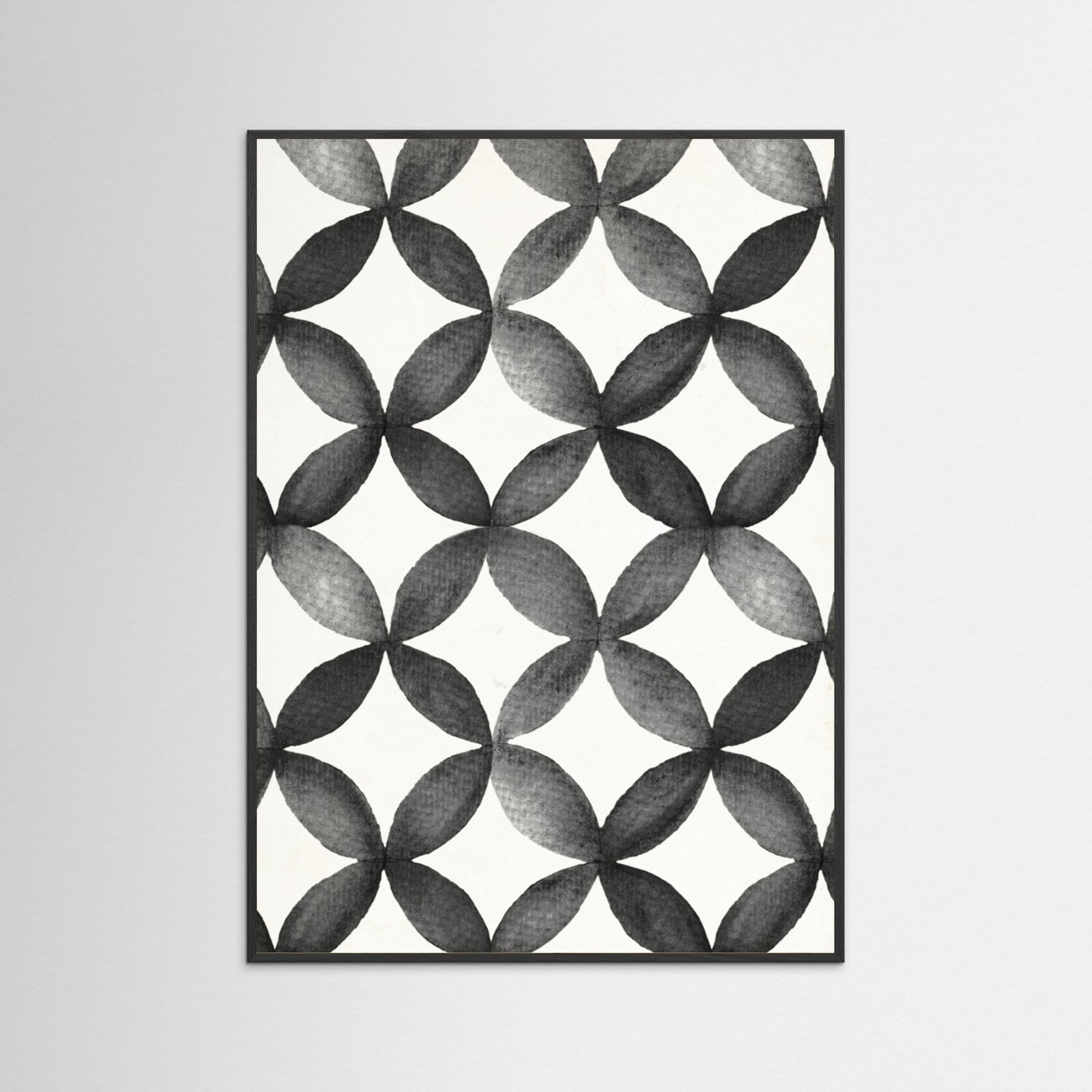 Black Wood SUN MOON Poster