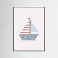 Sailing Boat Poster – plakat og kunsttryk