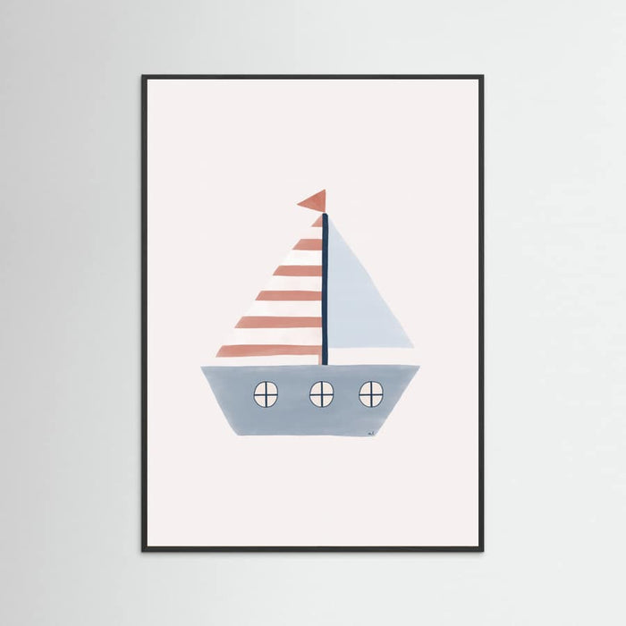 Sailing Boat Poster – plakat og kunsttryk