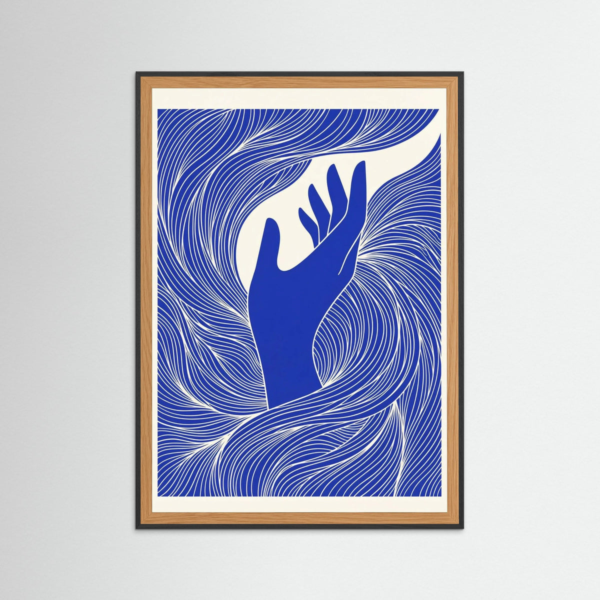 Black Wood Sapphire Swirl