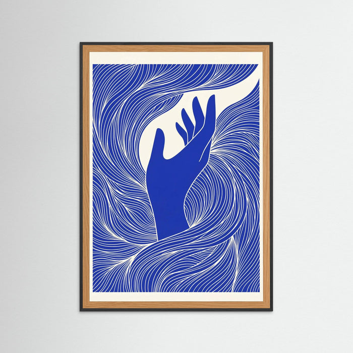 Black Wood Sapphire Swirl