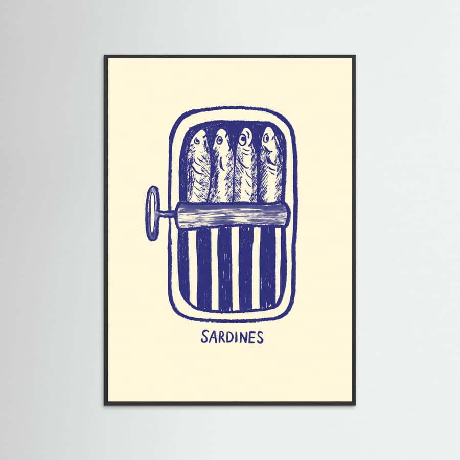 Sardines Poster – poster och konsttryck