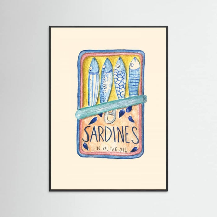 Sardines Poster – Poster und Kunstdruck