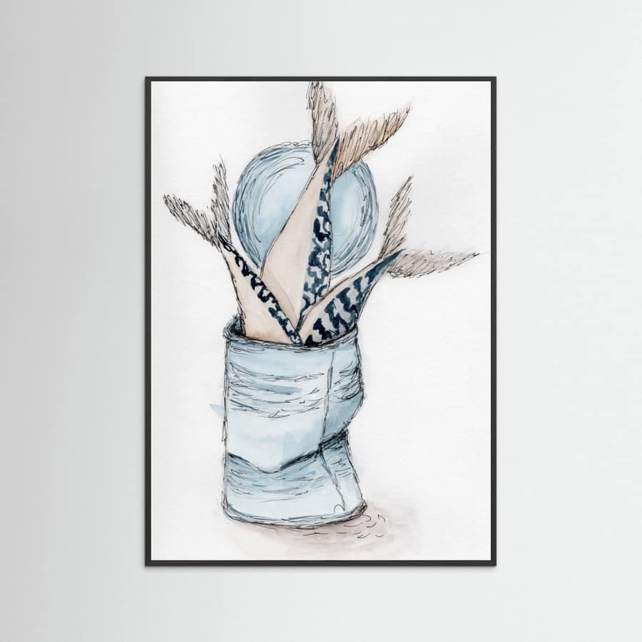 Sardines in a can Poster – poster and art print