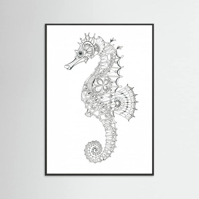 Seahorse 3 Poster – plakat og kunsttryk