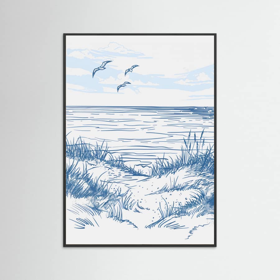 Poster Seascape Sketch – poster e stampa artistica