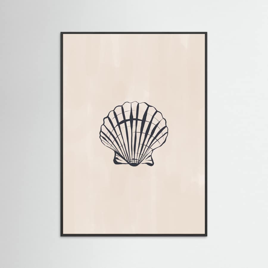 Seashell Poster – plakat og kunsttryk
