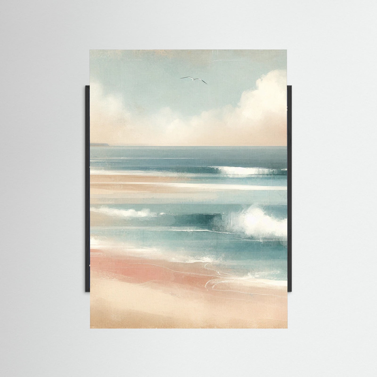 Black Wood Seaside Sketch