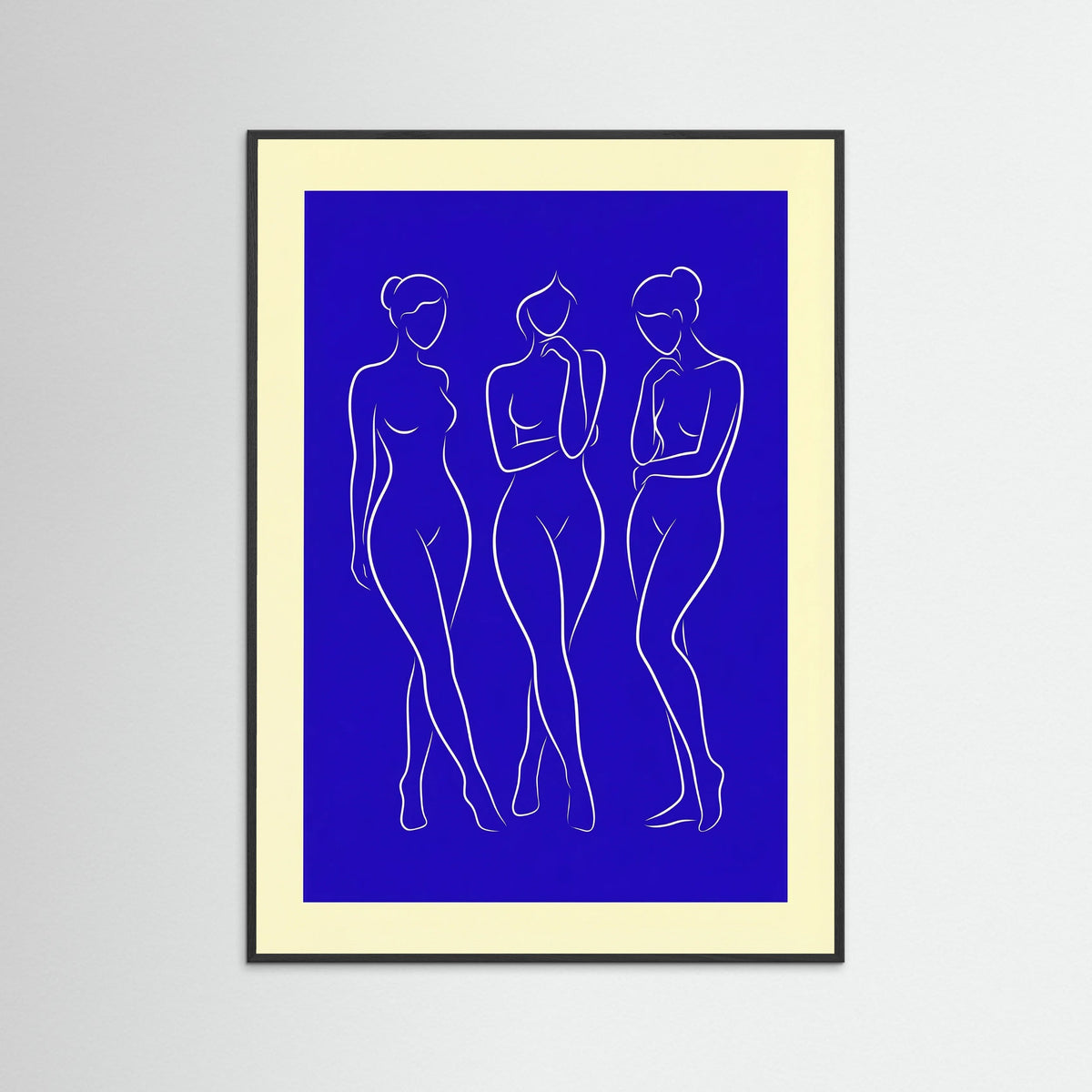 Black Wood Serene Blue Form