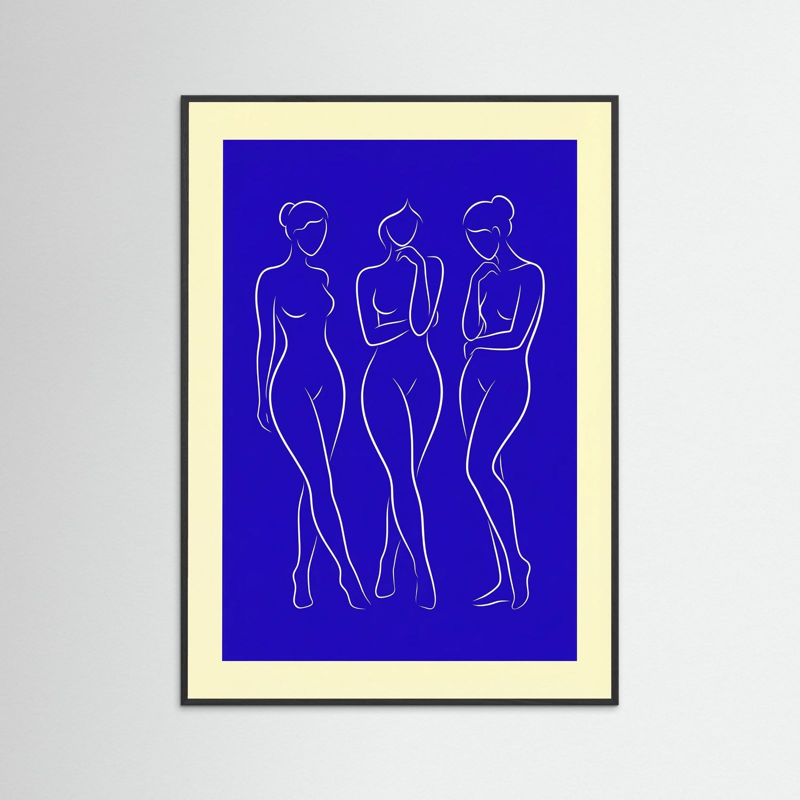 Black Wood Serene Blue Form