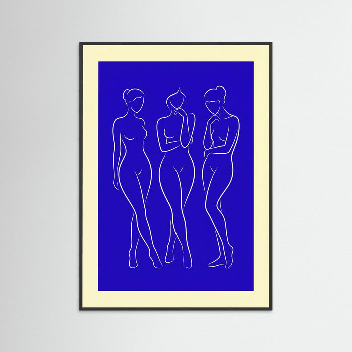 Black Wood Serene Blue Form