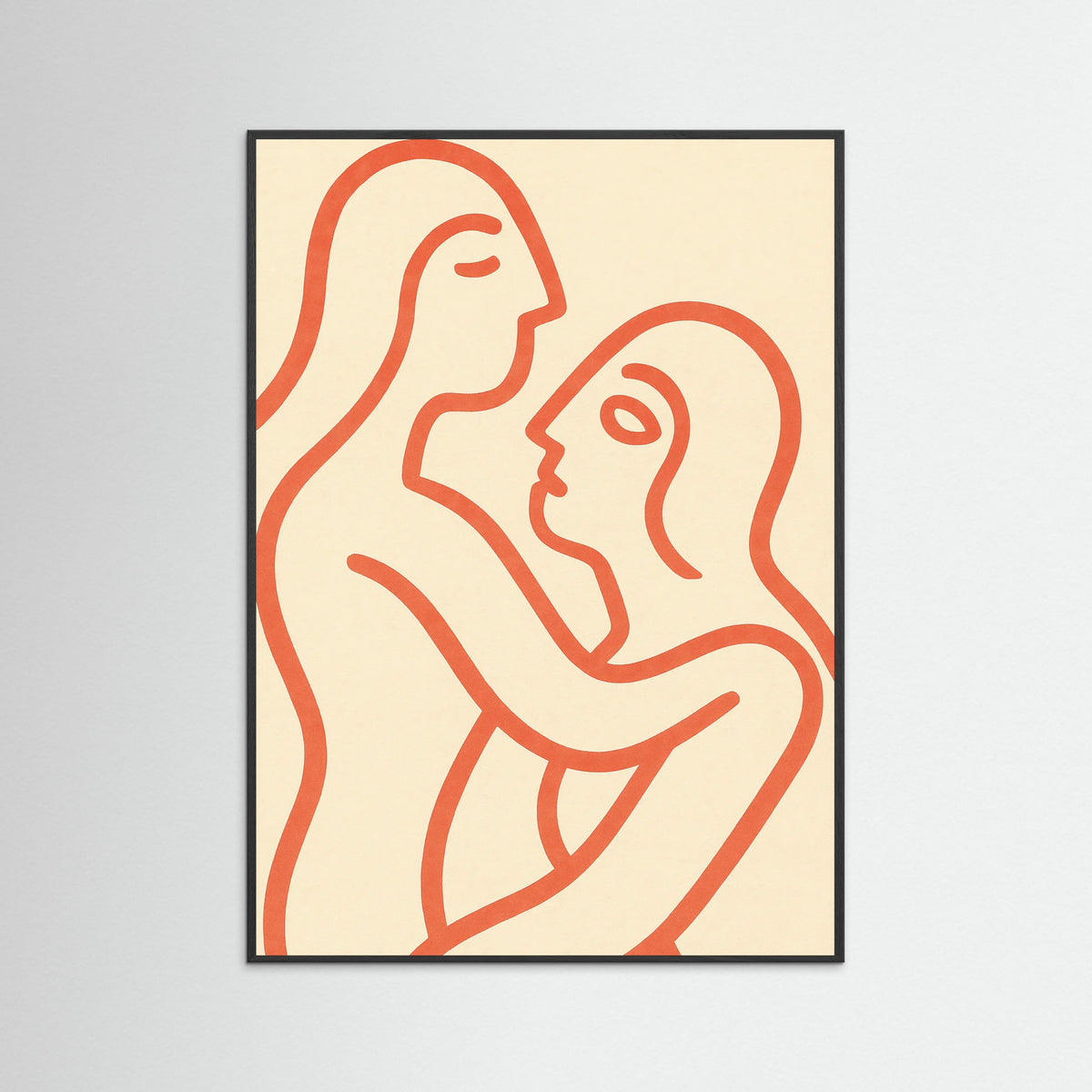 Black Wood Serene Lines