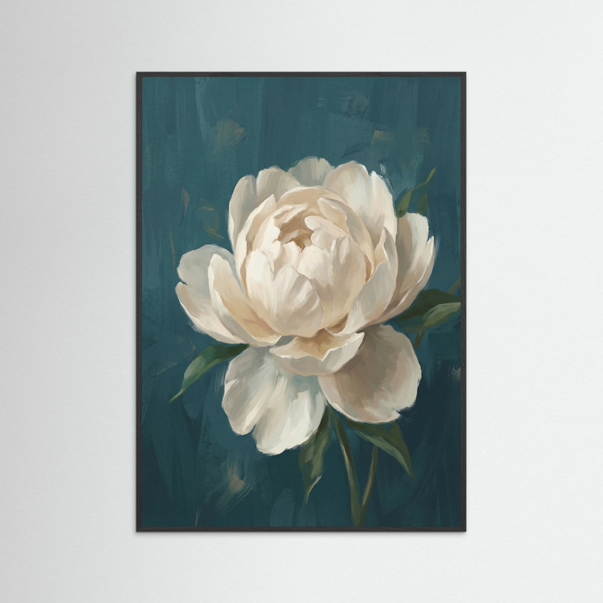 Black Wood Serene Rose Bouquet