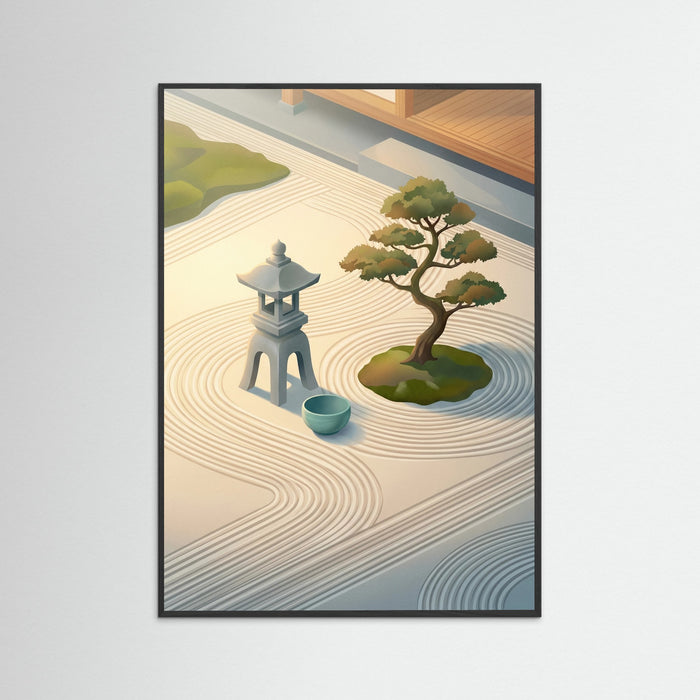 Black Wood Serene Tatami Light