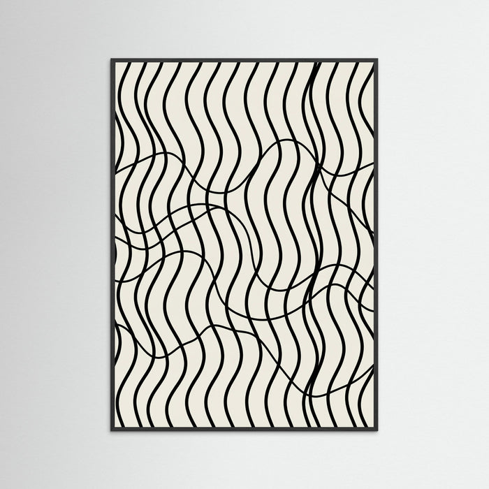 Black Wood Serpentine Flow